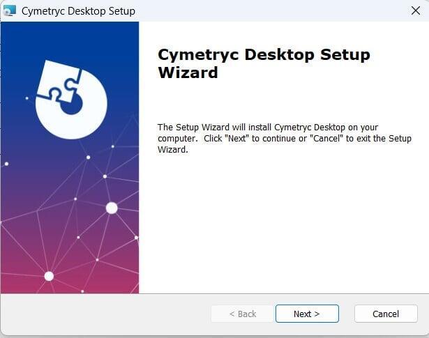 Image of installer wizard
