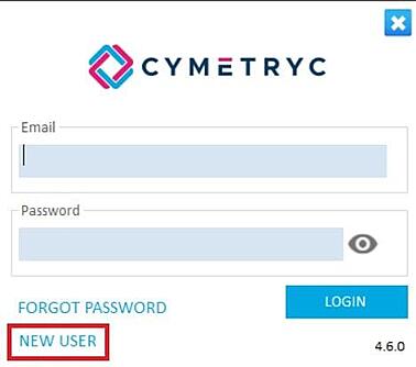 New User screen